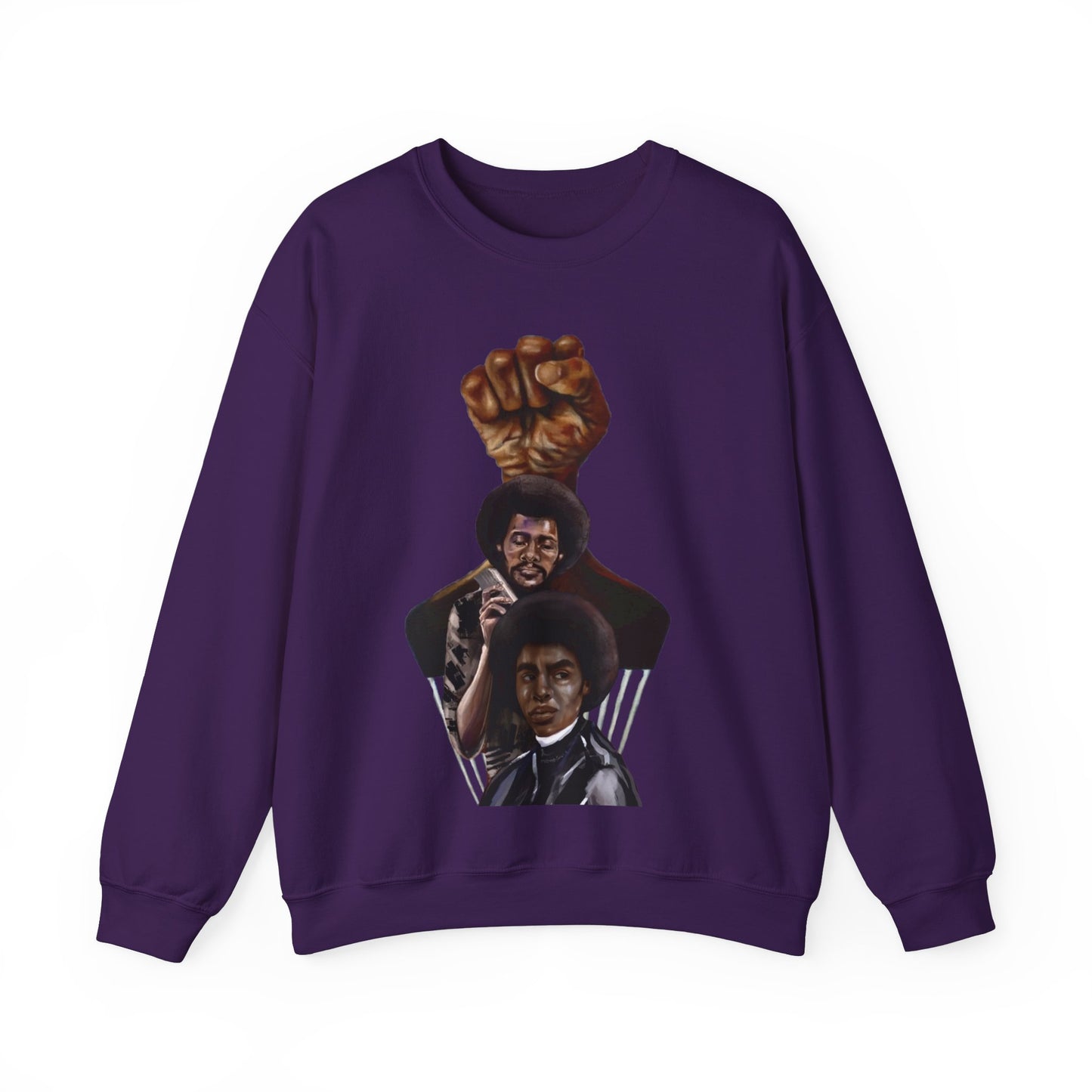 Afro Power: Crewneck Sweatshirt - Unisex Heavy Blend