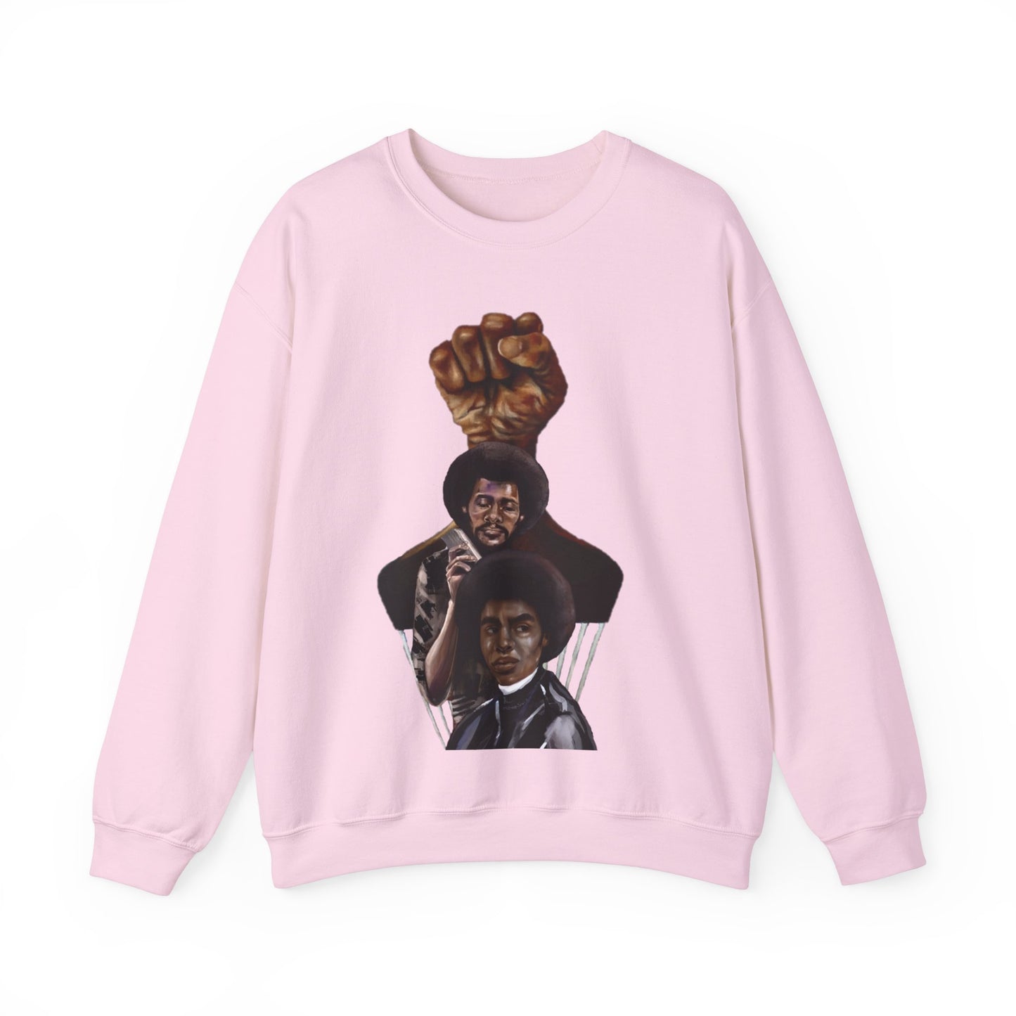 Afro Power: Crewneck Sweatshirt - Unisex Heavy Blend