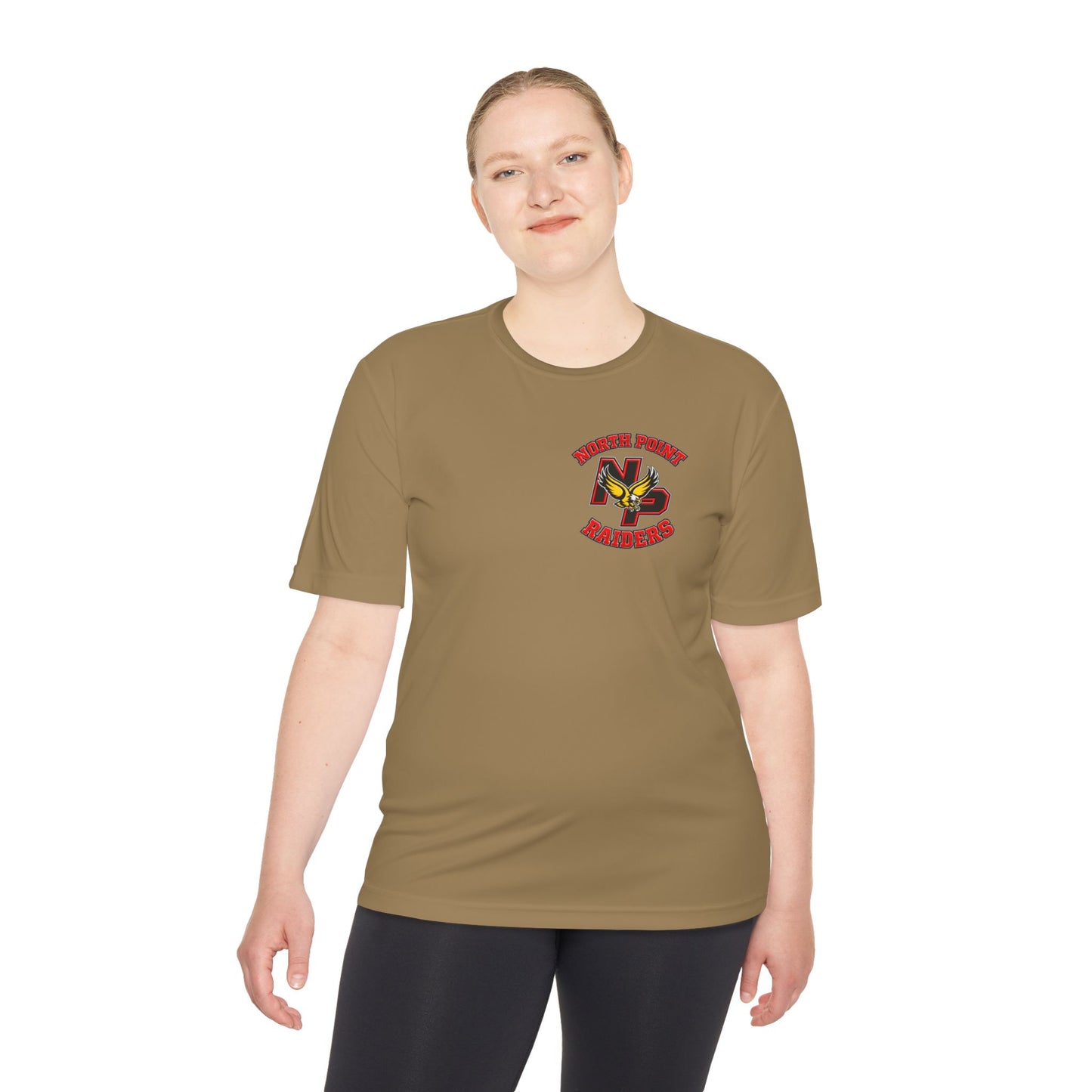Raiders/Coyote Brown: Unisex Moisture Wicking Tee