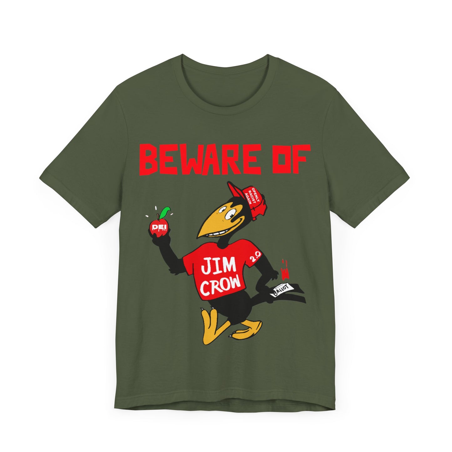 Beware of Jim Crow 2.0: Unisex Jersey Short Sleeve Tee