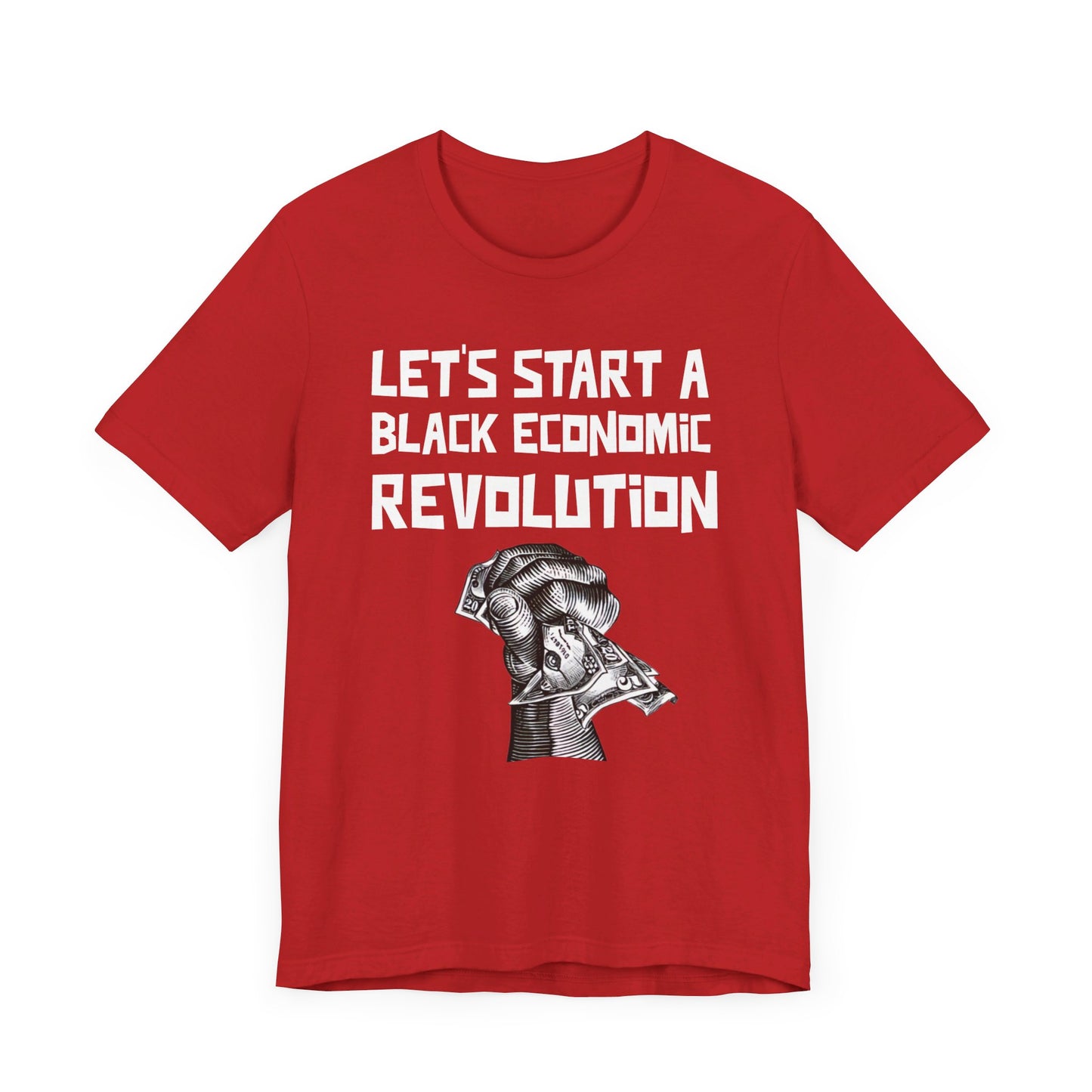 Black Economic Revolution: Unisex Jersey Short Sleeve Tee