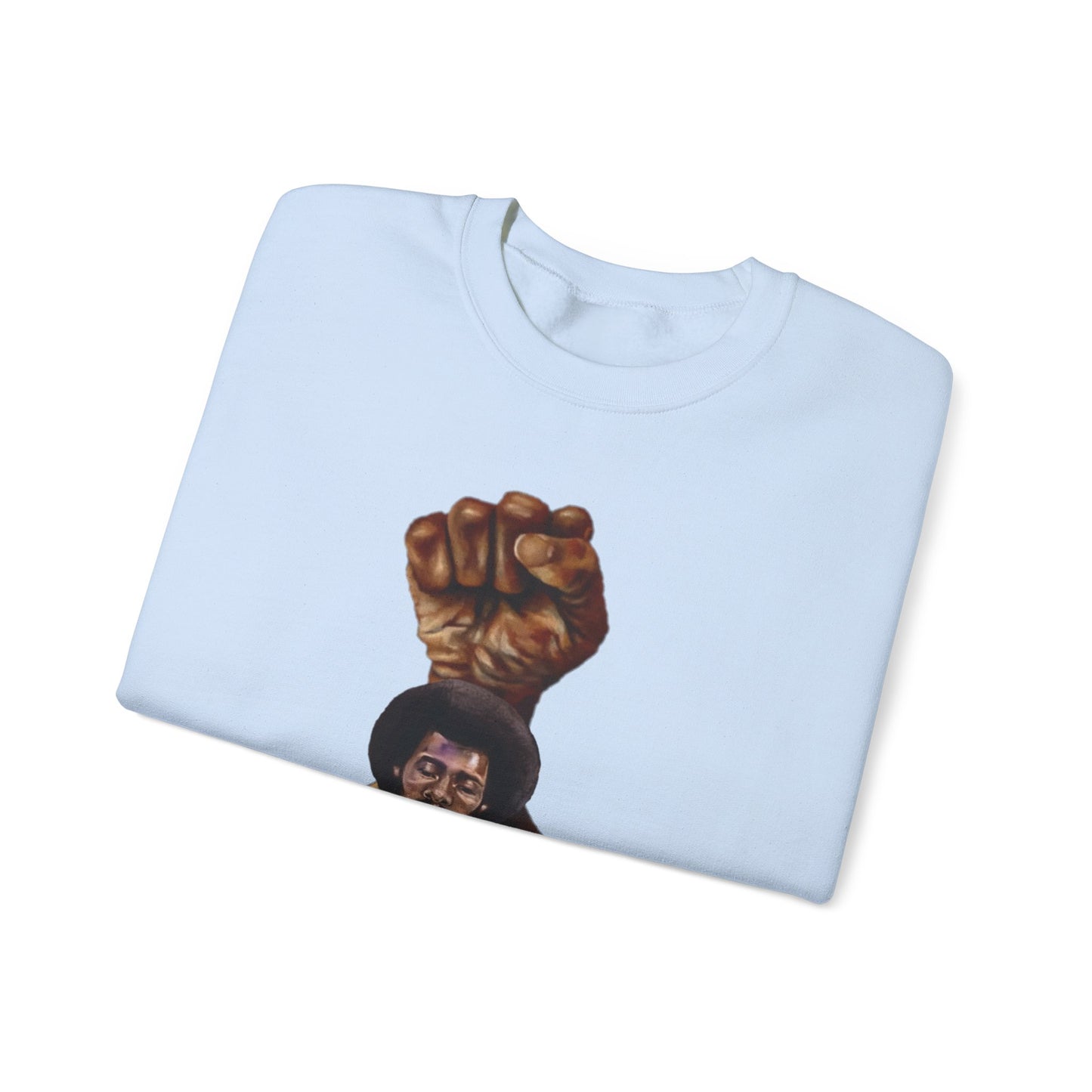 Afro Power: Crewneck Sweatshirt - Unisex Heavy Blend