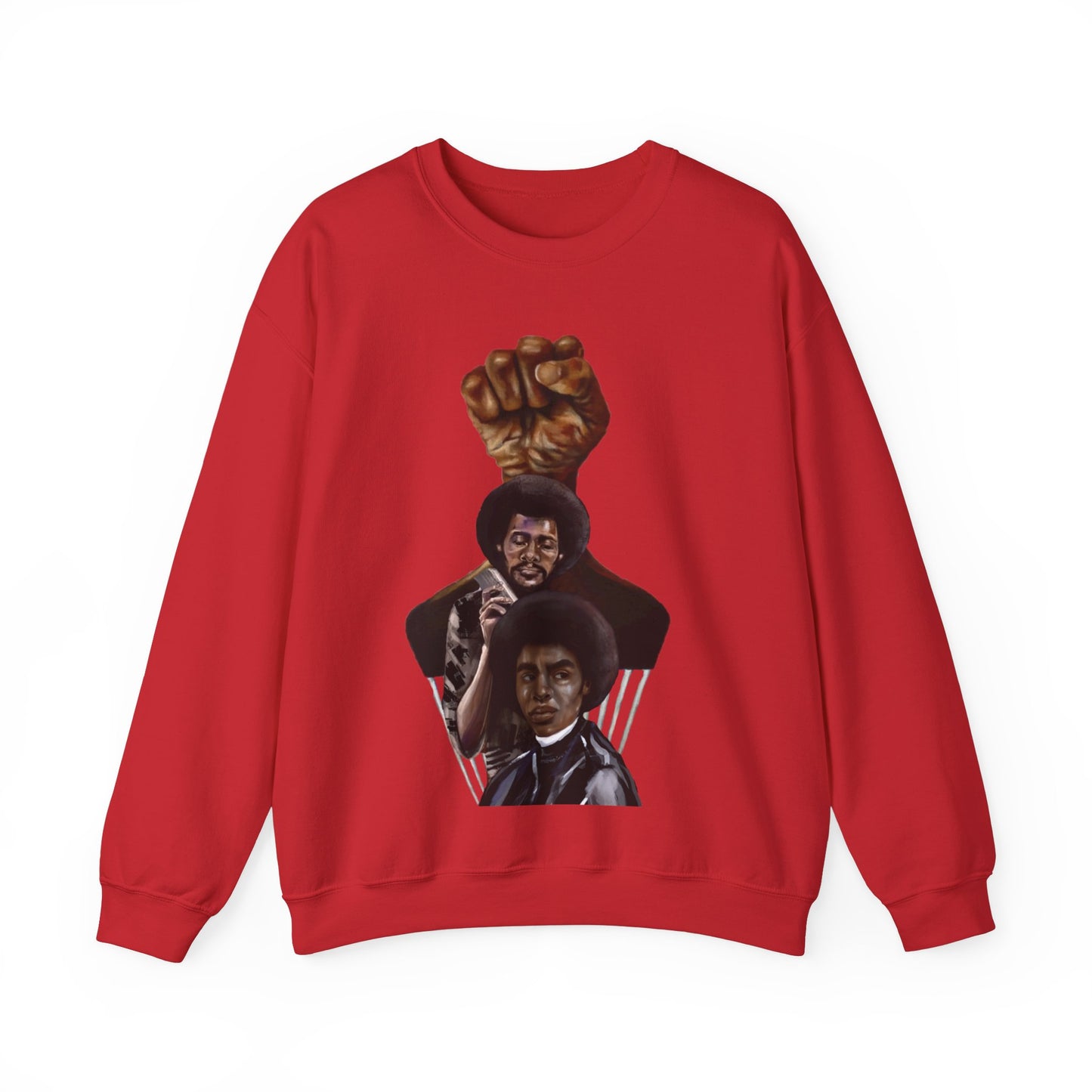 Afro Power: Crewneck Sweatshirt - Unisex Heavy Blend
