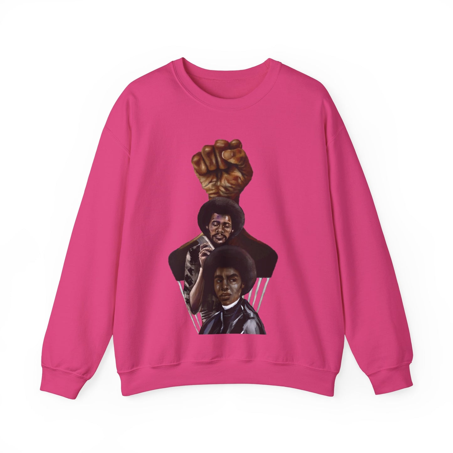 Afro Power: Crewneck Sweatshirt - Unisex Heavy Blend