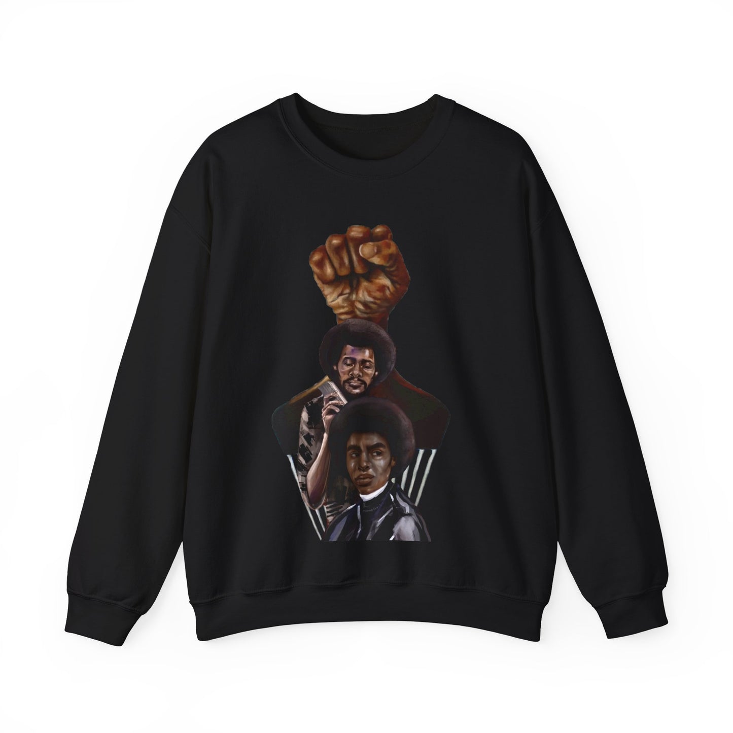 Afro Power: Crewneck Sweatshirt - Unisex Heavy Blend