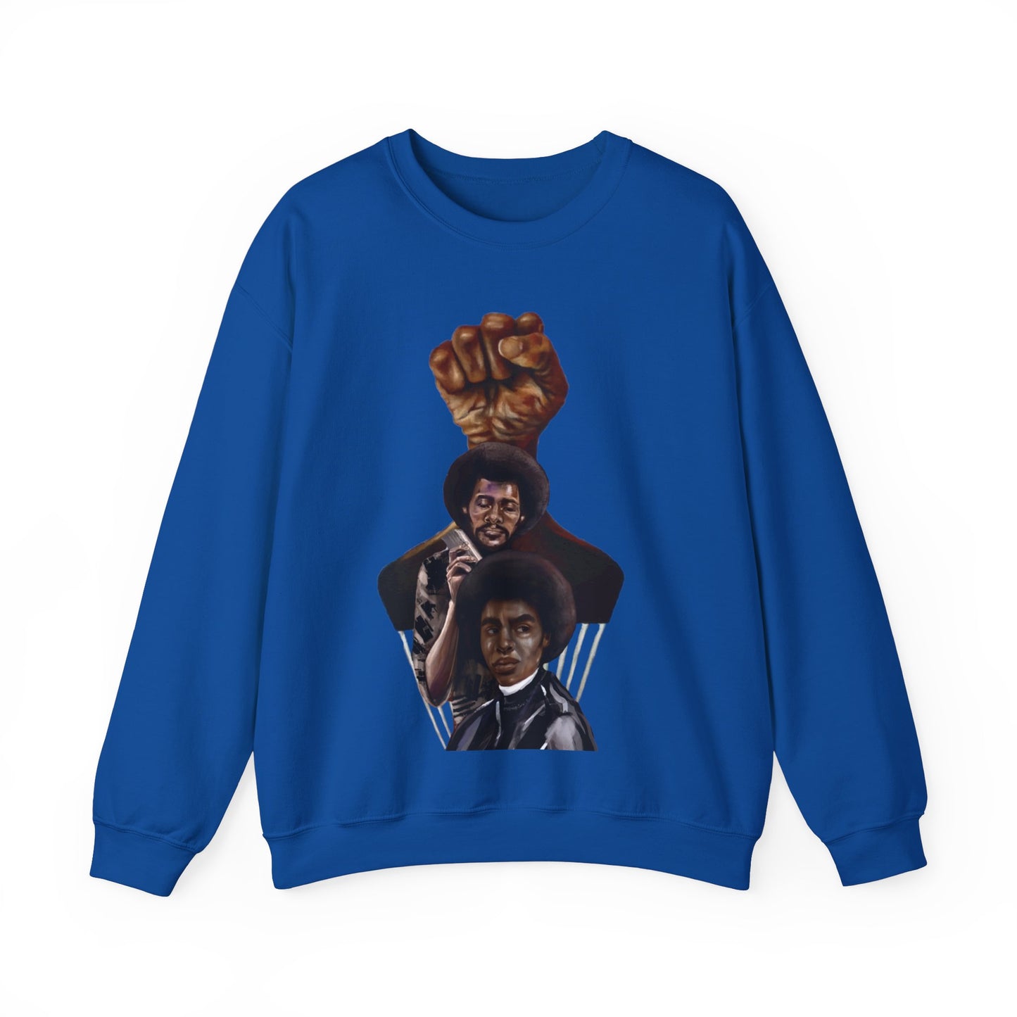 Afro Power: Crewneck Sweatshirt - Unisex Heavy Blend
