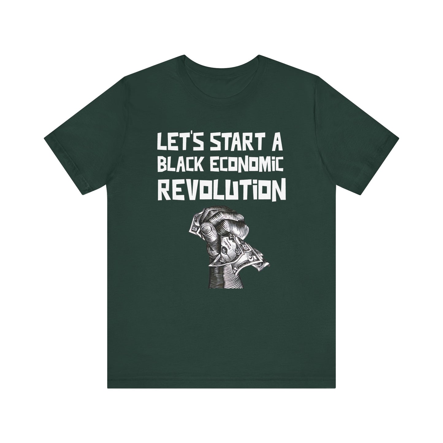 Black Economic Revolution: Unisex Jersey Short Sleeve Tee
