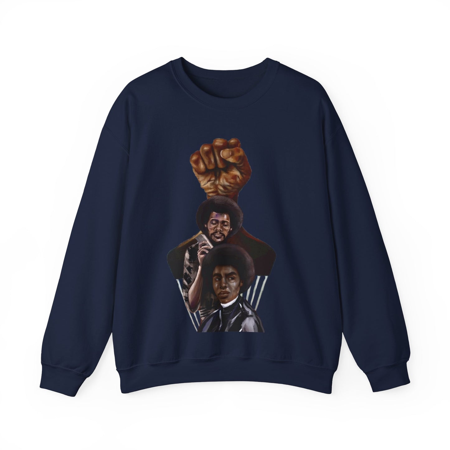 Afro Power: Crewneck Sweatshirt - Unisex Heavy Blend