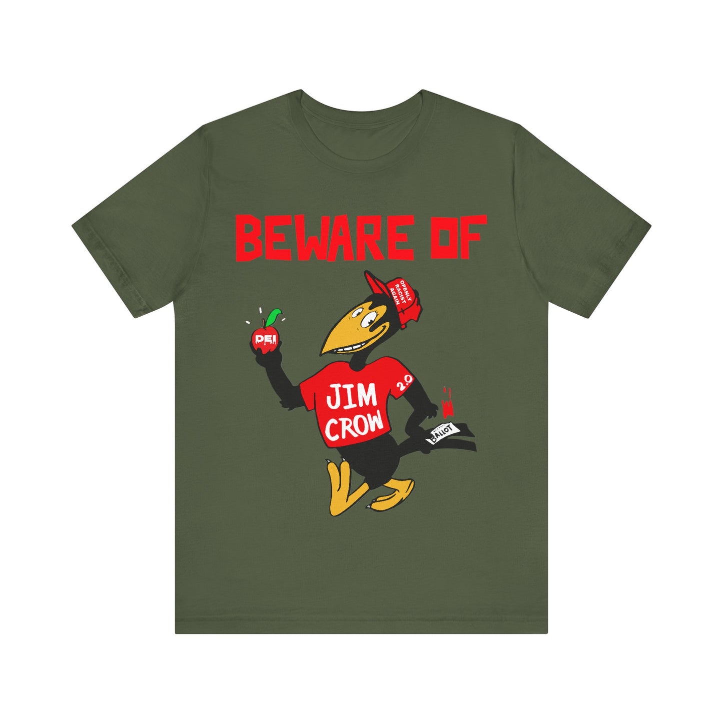 Beware of Jim Crow 2.0: Unisex Jersey Short Sleeve Tee