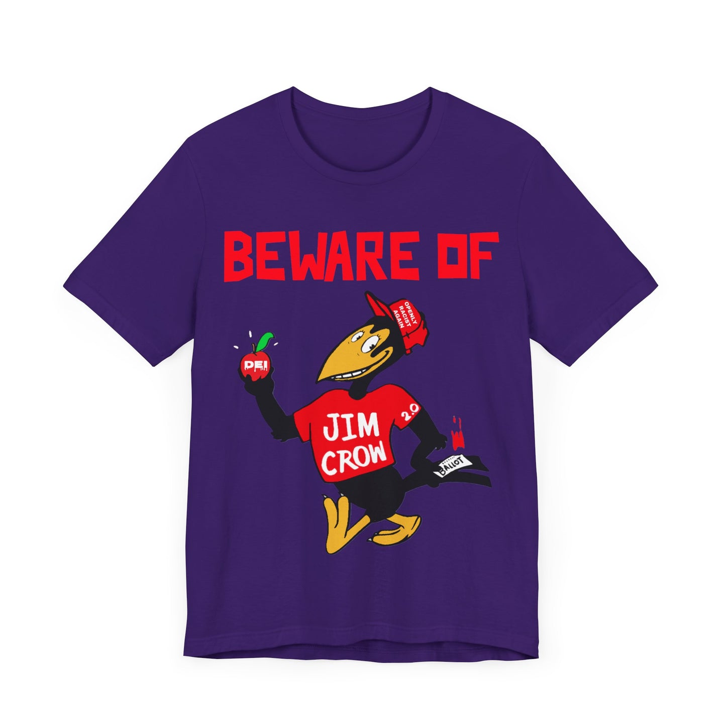 Beware of Jim Crow 2.0: Unisex Jersey Short Sleeve Tee