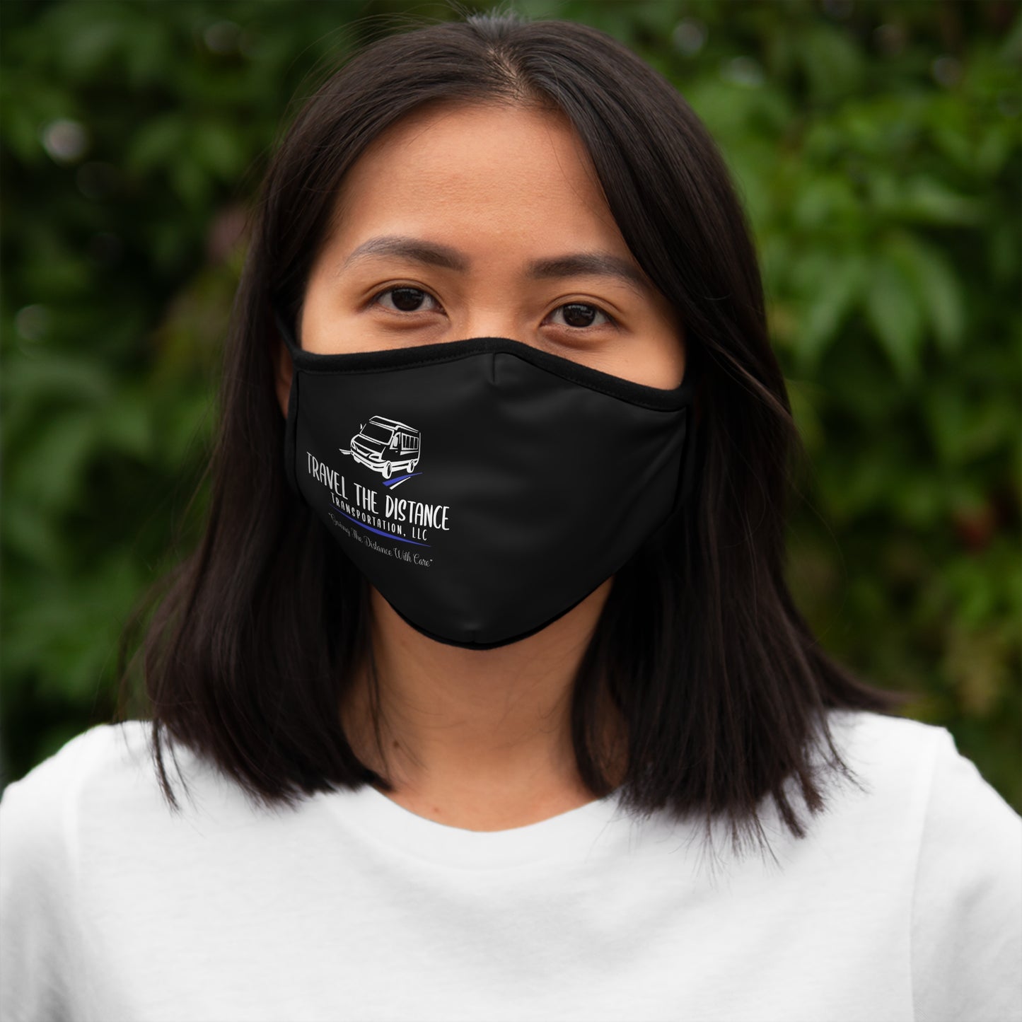 Travel The Distance: Fitted Polyester Face Mask