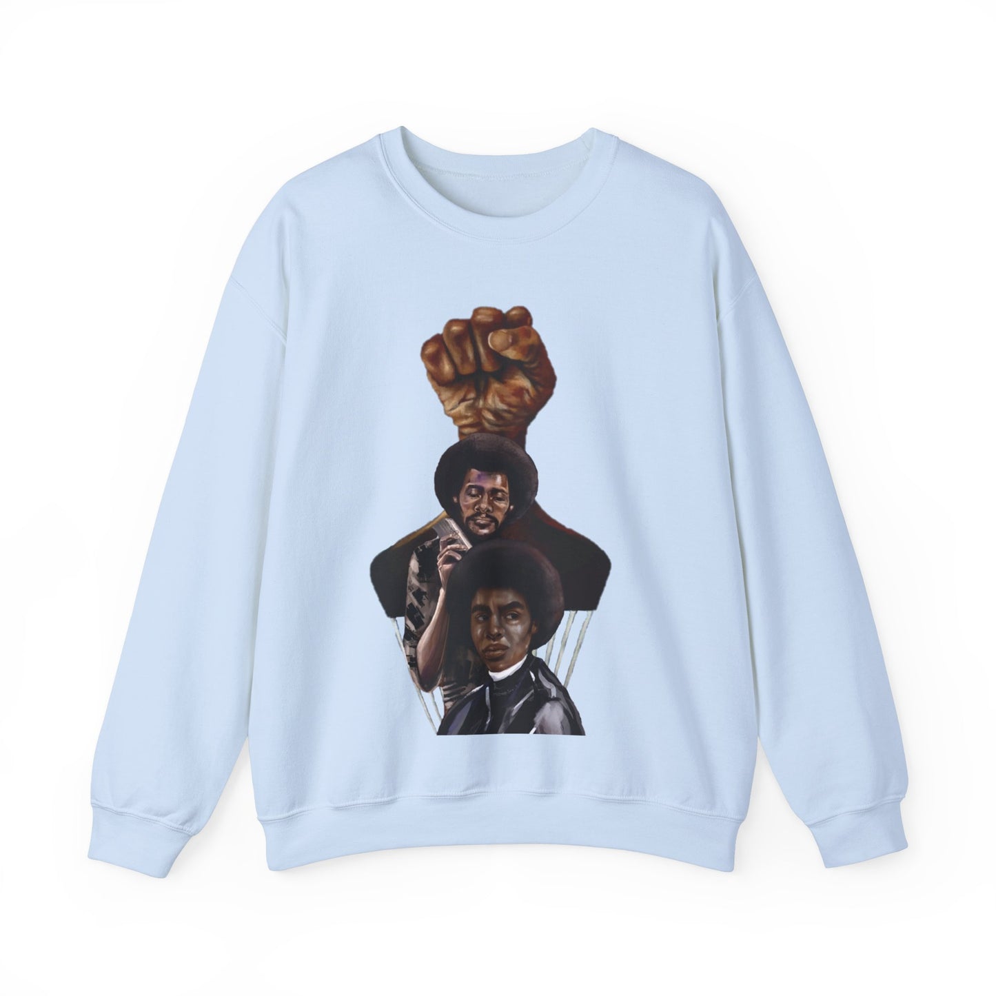 Afro Power: Crewneck Sweatshirt - Unisex Heavy Blend