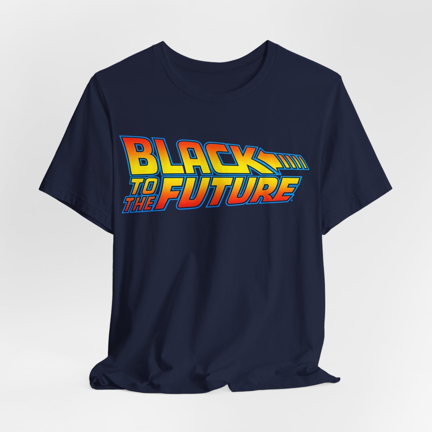 Black to the Future: Unisex Jersey Short Sleeve Tee