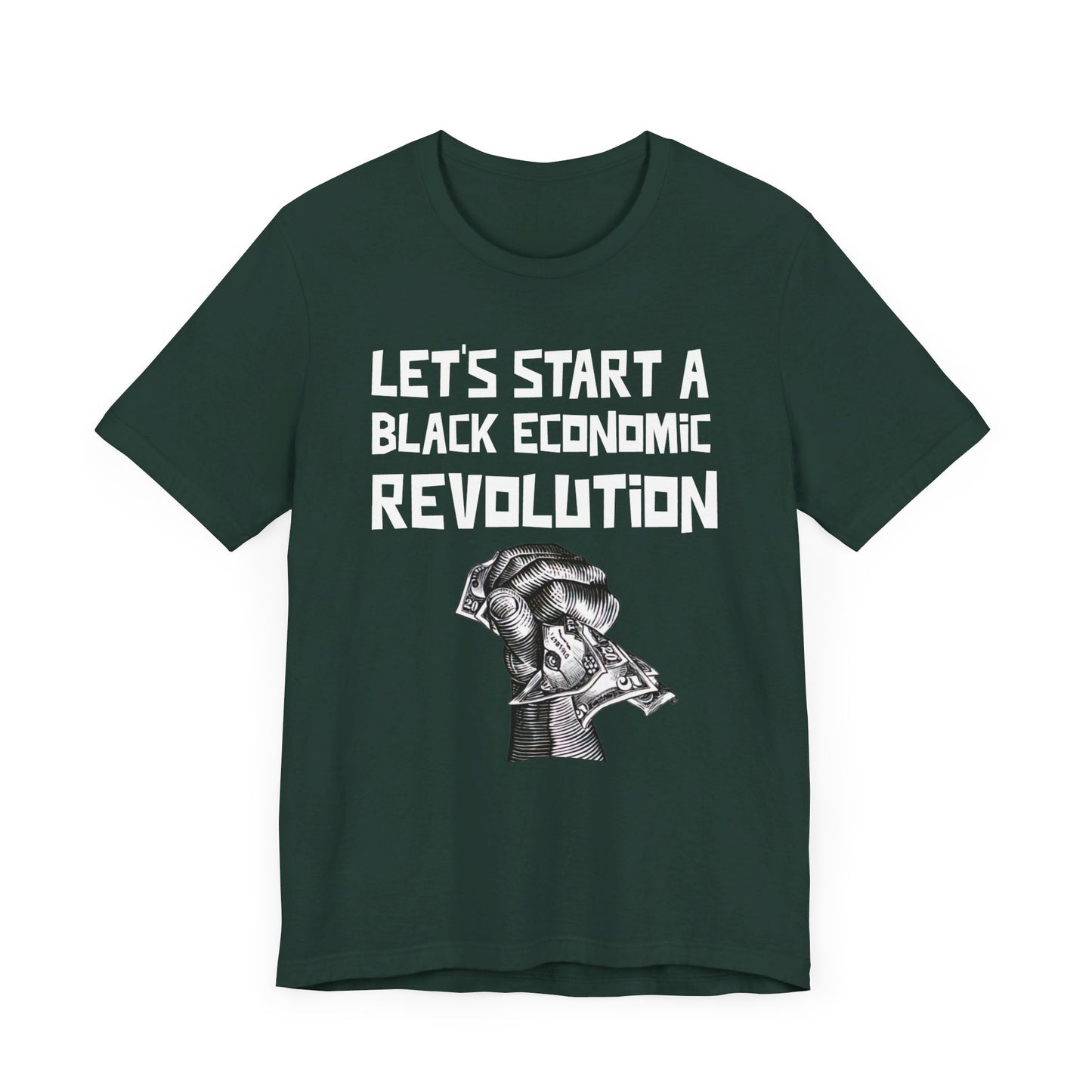 Black Economic Revolution: Unisex Jersey Short Sleeve Tee