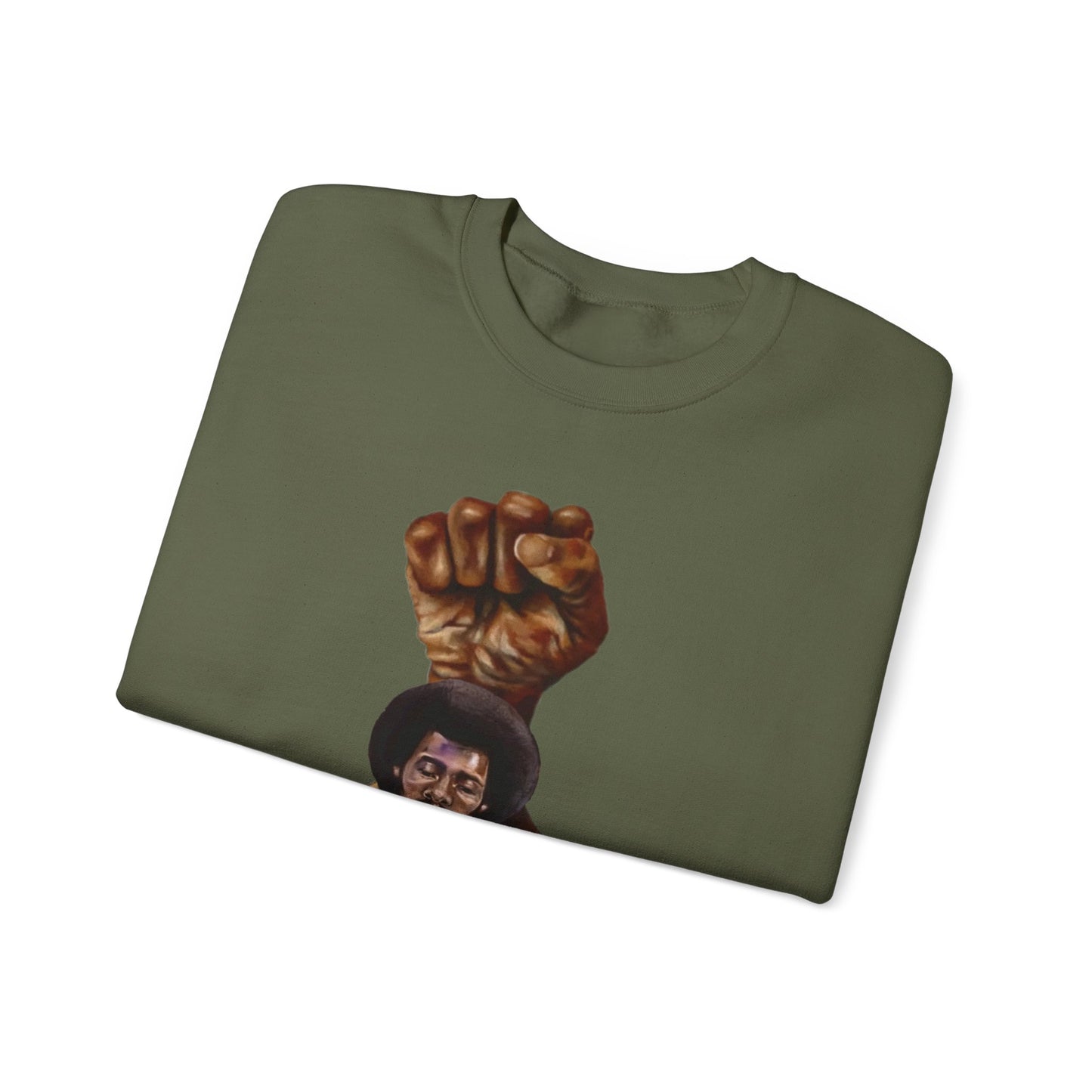 Afro Power: Crewneck Sweatshirt - Unisex Heavy Blend