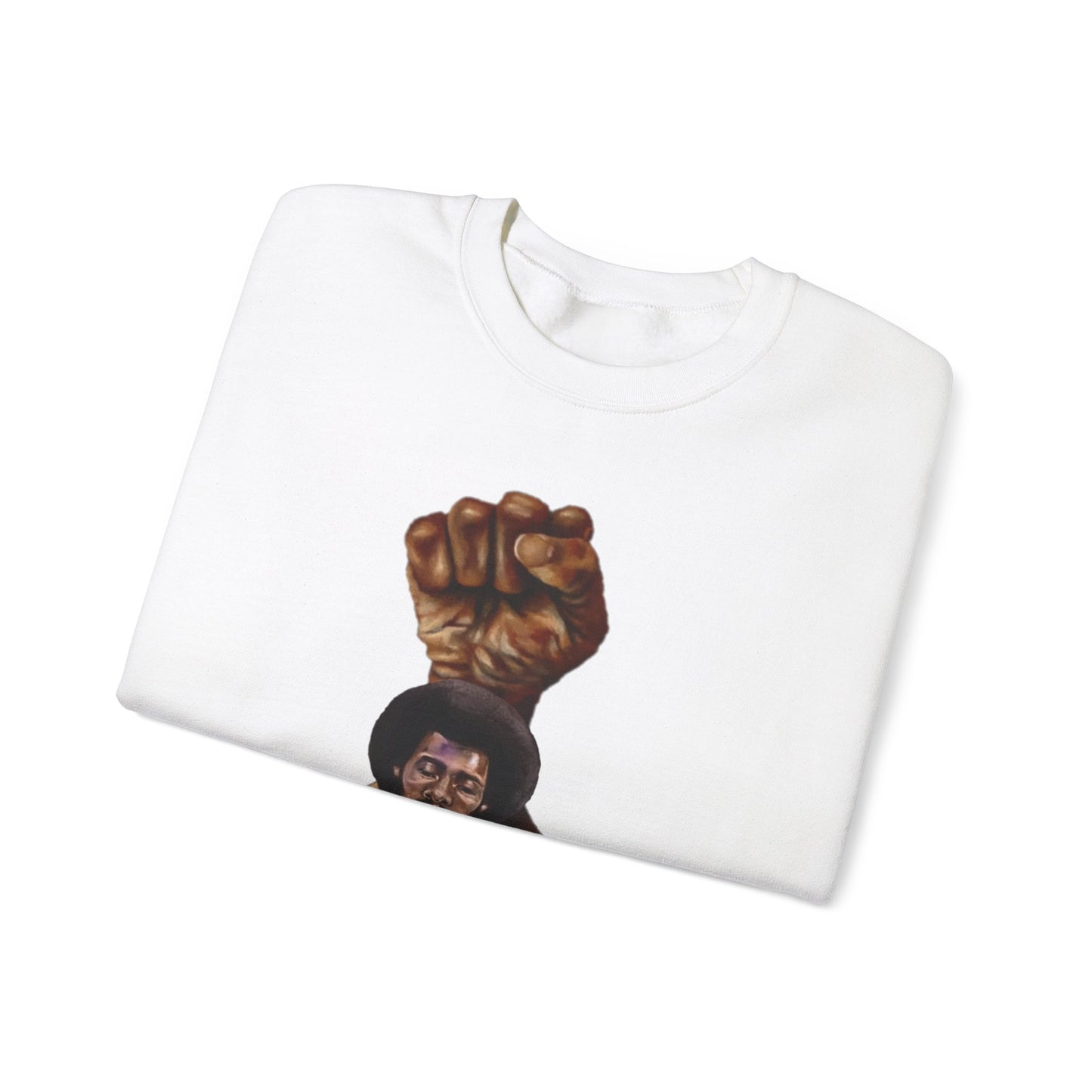 Afro Power: Crewneck Sweatshirt - Unisex Heavy Blend