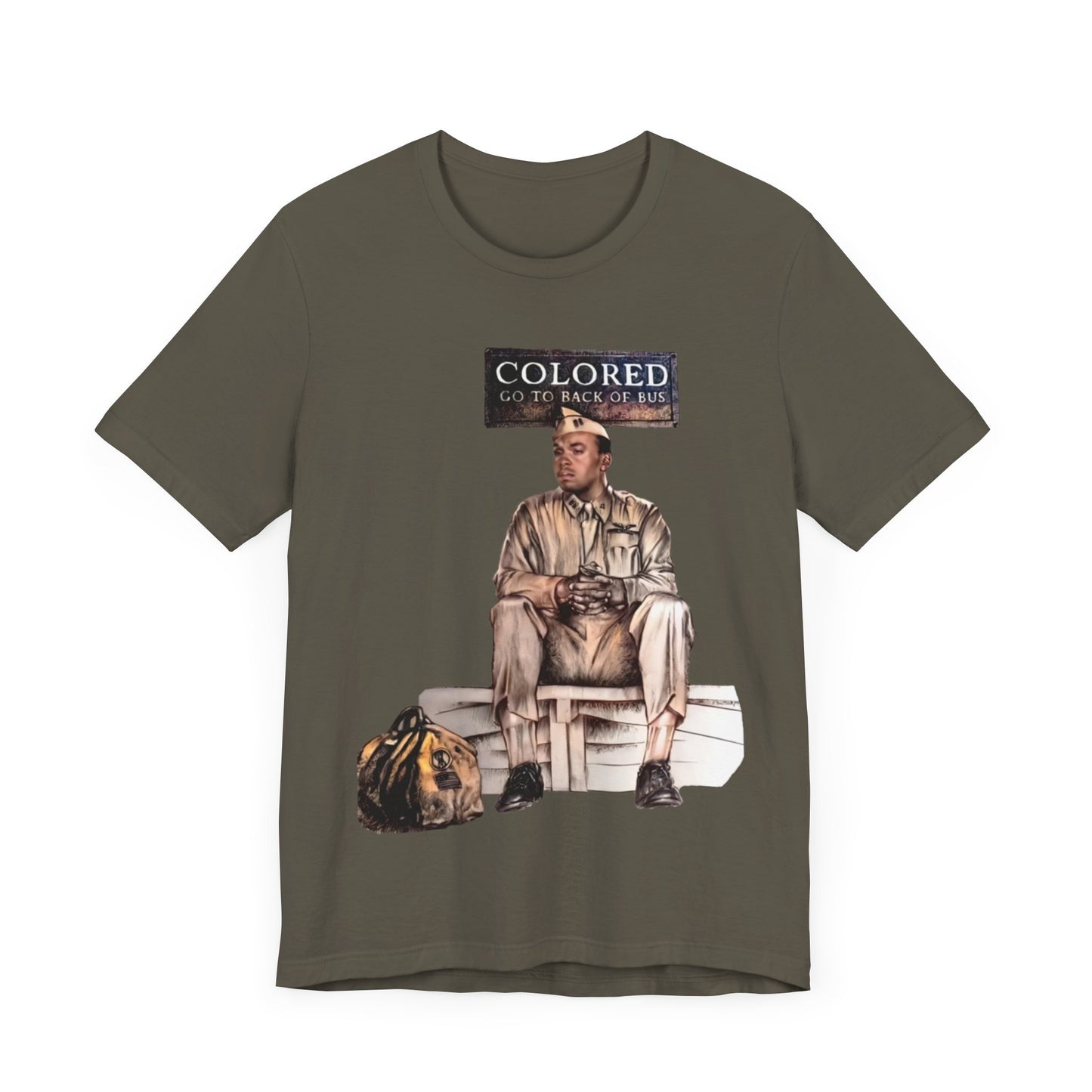 Black Veterans: Unisex Jersey Short Sleeve Tee