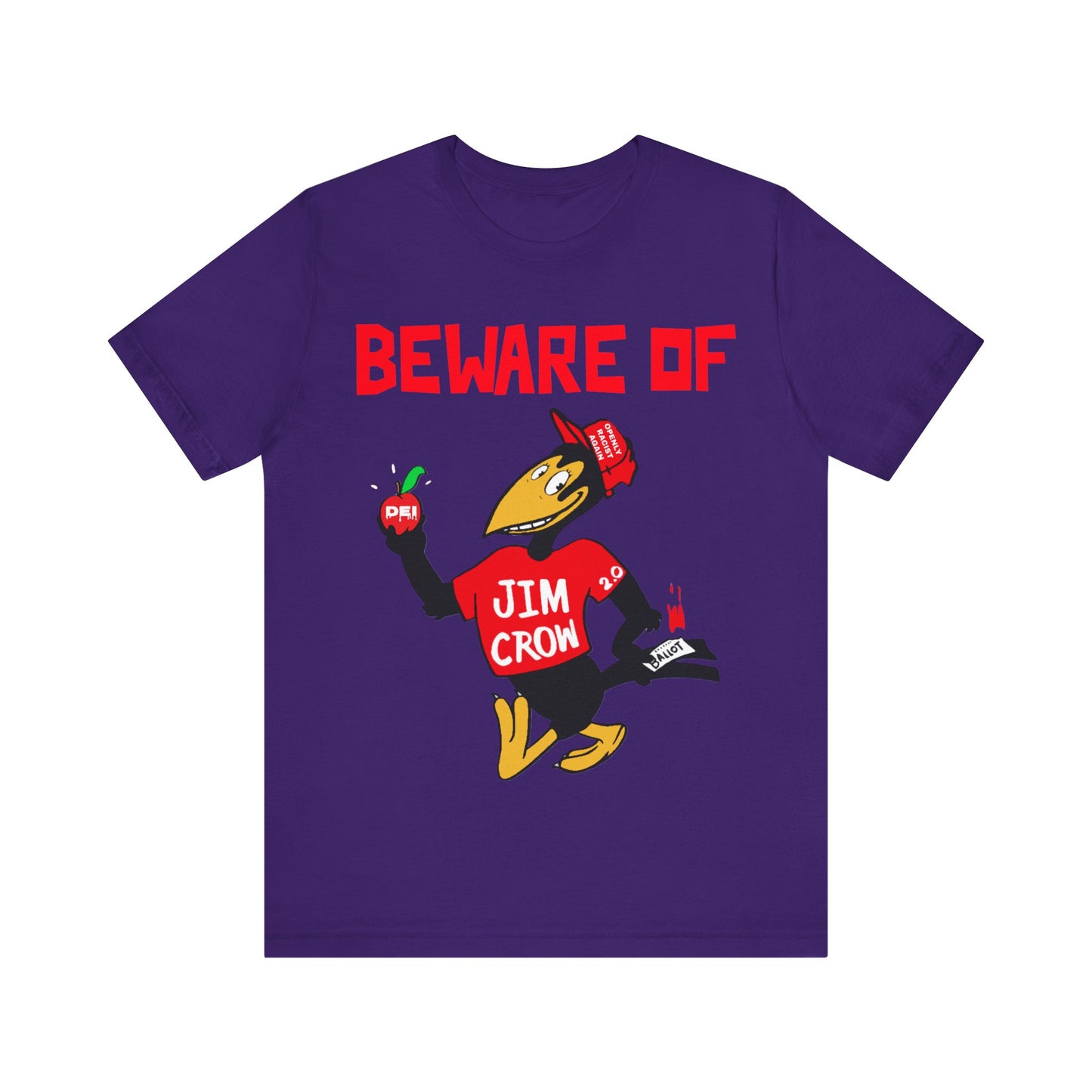 Beware of Jim Crow 2.0: Unisex Jersey Short Sleeve Tee