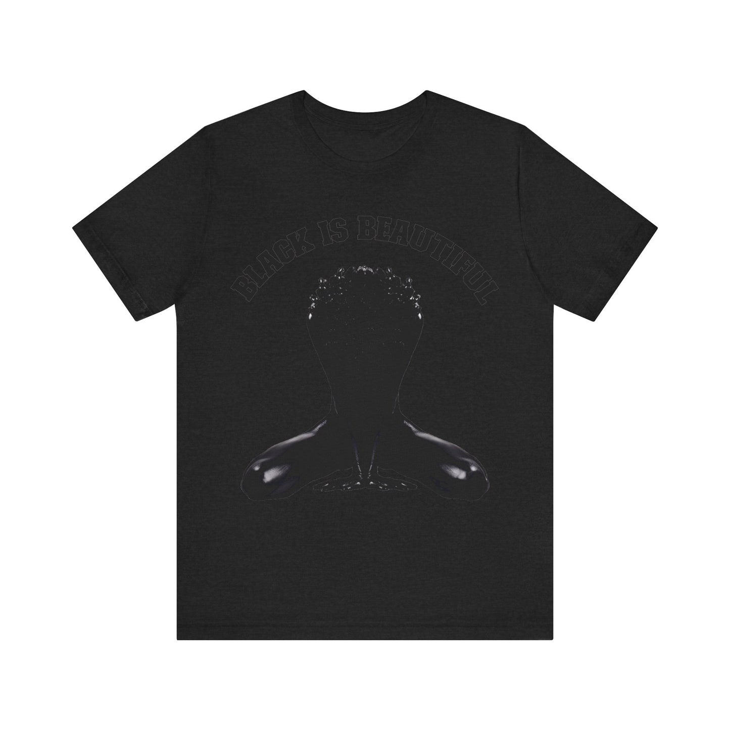 Black is Beautiful: Unisex Jersey Short Sleeve Tee