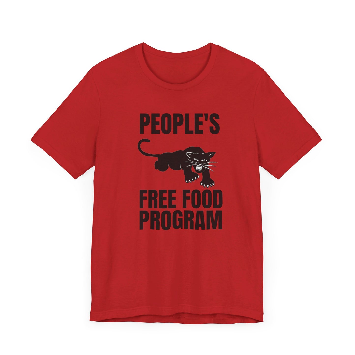 People's Free Food Program: Unisex Jersey Short Sleeve Tee