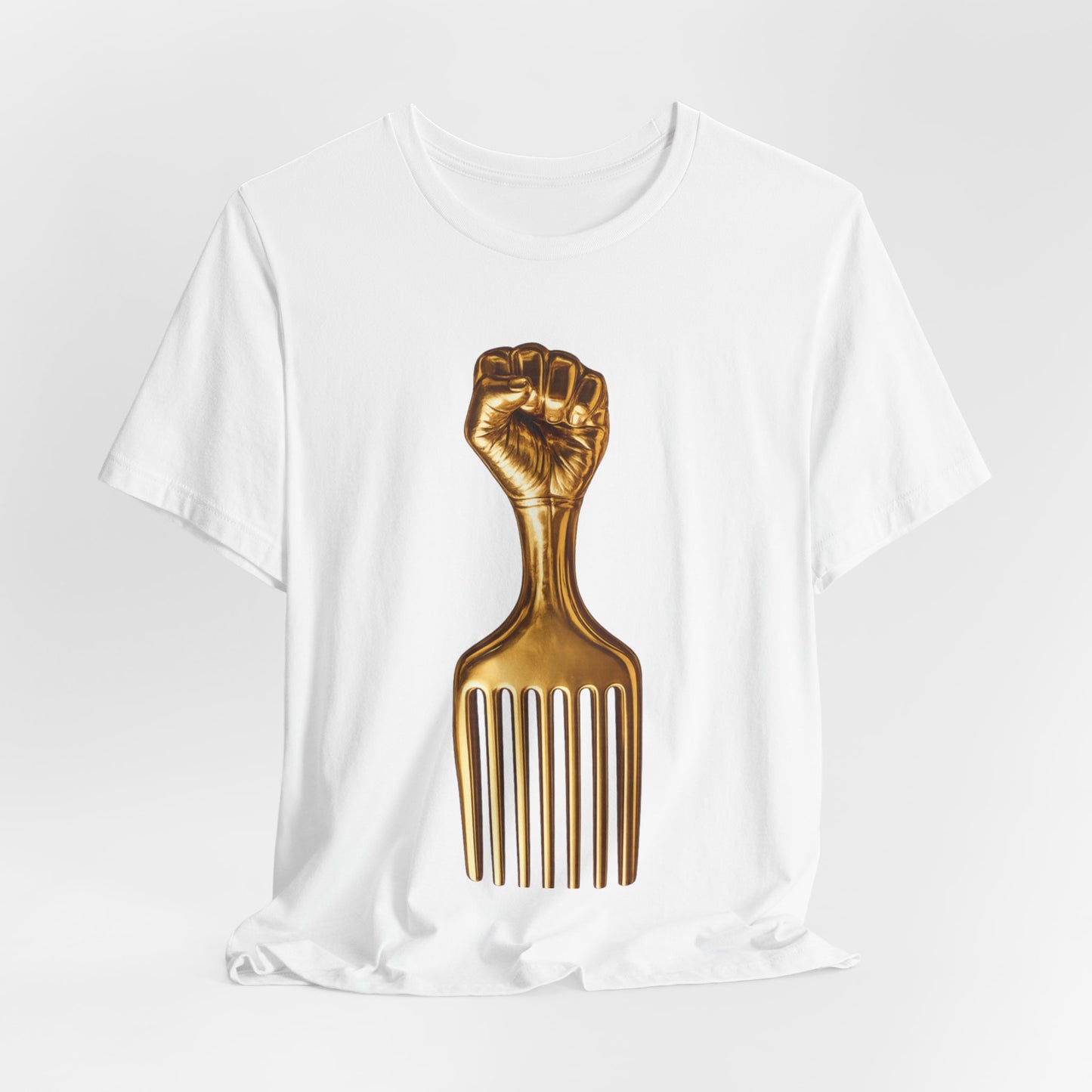 Golden Fist Pick: Unisex Jersey Short Sleeve Tee