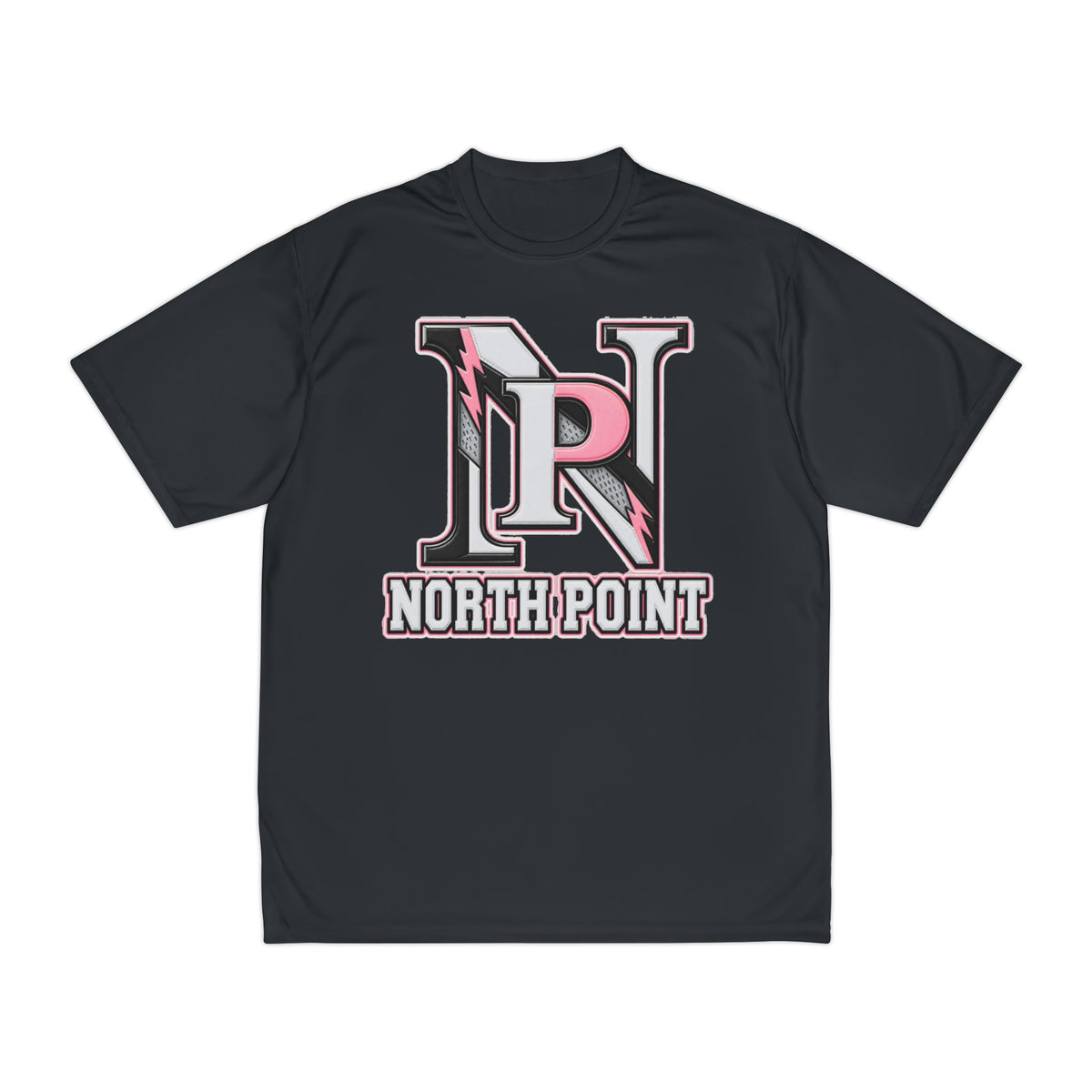 NP Pink & Black: Men's Performance T-Shirt