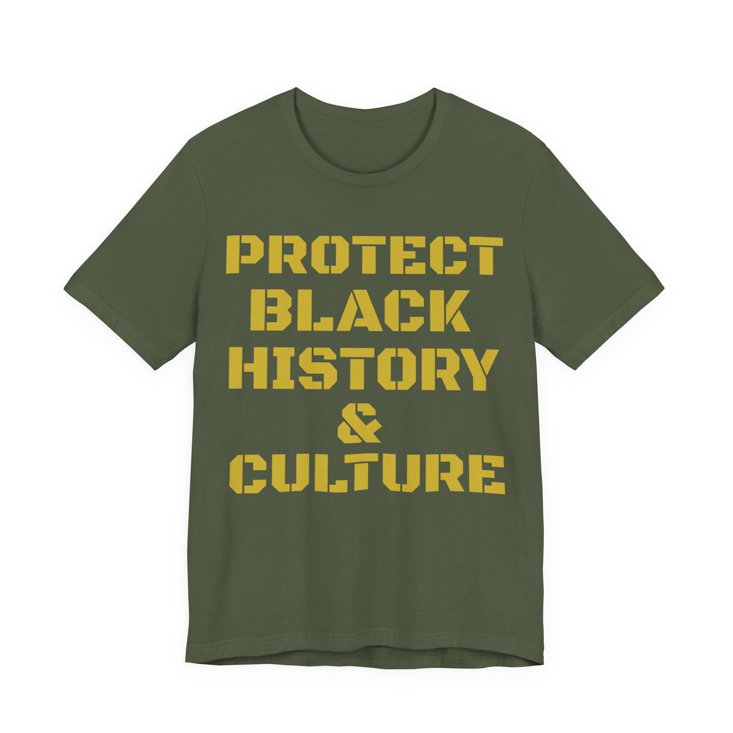 Protect Black History & Culture: Unisex Jersey Short Sleeve Tee