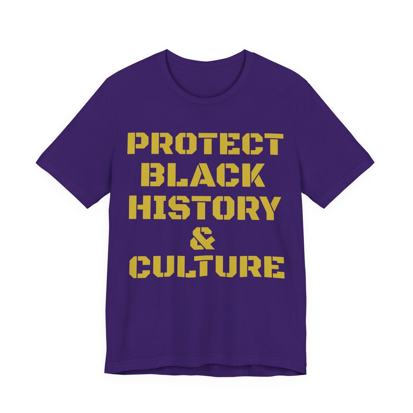 Protect Black History & Culture: Unisex Jersey Short Sleeve Tee
