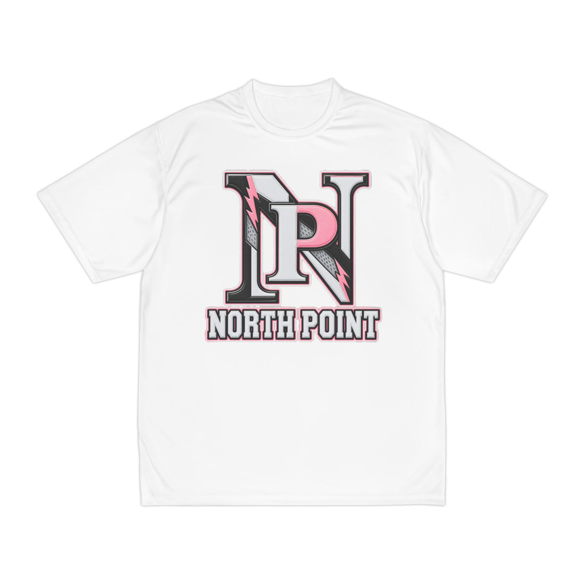 NP Pink & Black: Men's Performance T-Shirt