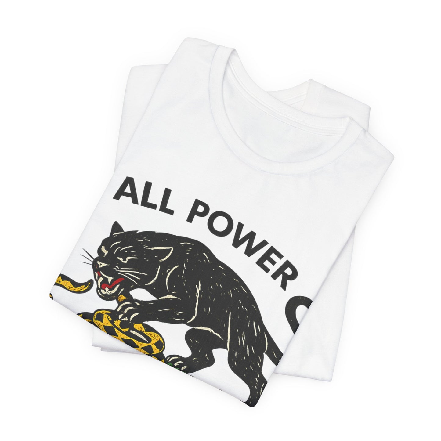 All Power to the People: Unisex Jersey Short Sleeve Tee