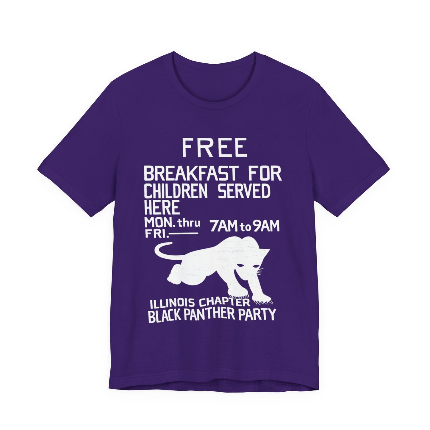 Free Breakfast Program: Unisex Jersey Short Sleeve Tee