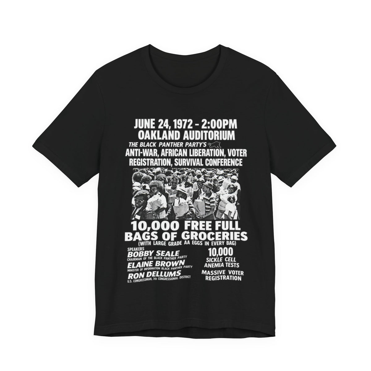 Black Panther Activism: Unisex Jersey Short Sleeve Tee