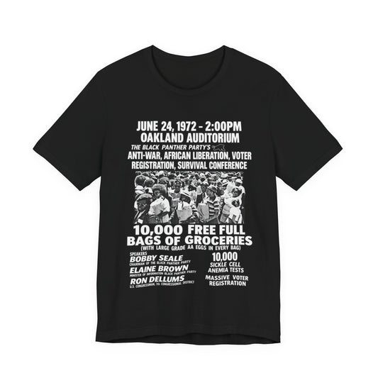 Black Panther Activism: Unisex Jersey Short Sleeve Tee