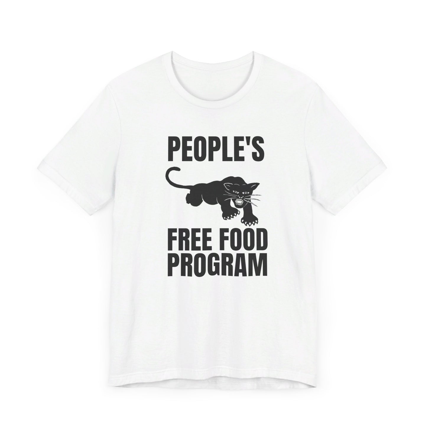 People's Free Food Program: Unisex Jersey Short Sleeve Tee