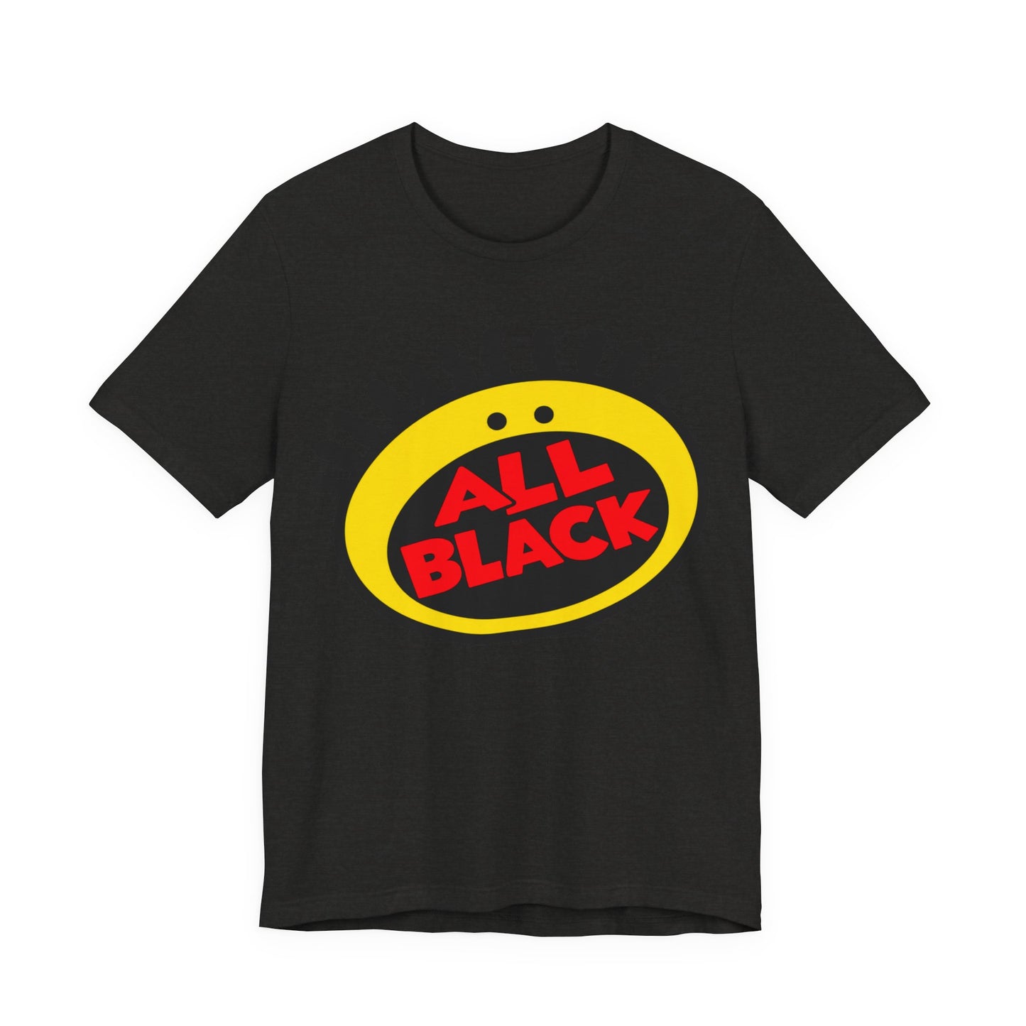 All Black: Unisex Jersey Short Sleeve Tee