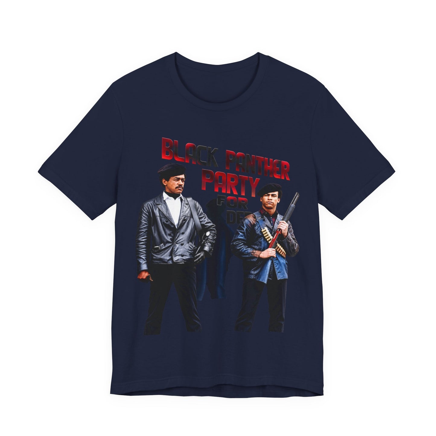 Panther Founders (Huey & Bobby): Unisex Jersey Short Sleeve Tee