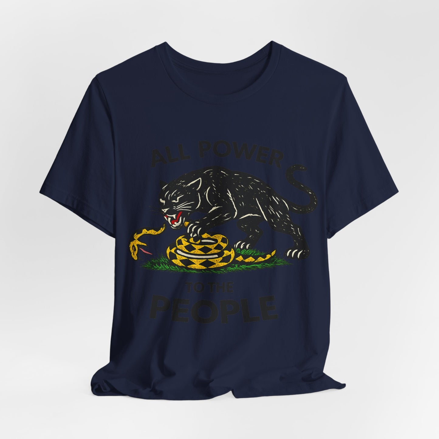 All Power to the People: Unisex Jersey Short Sleeve Tee