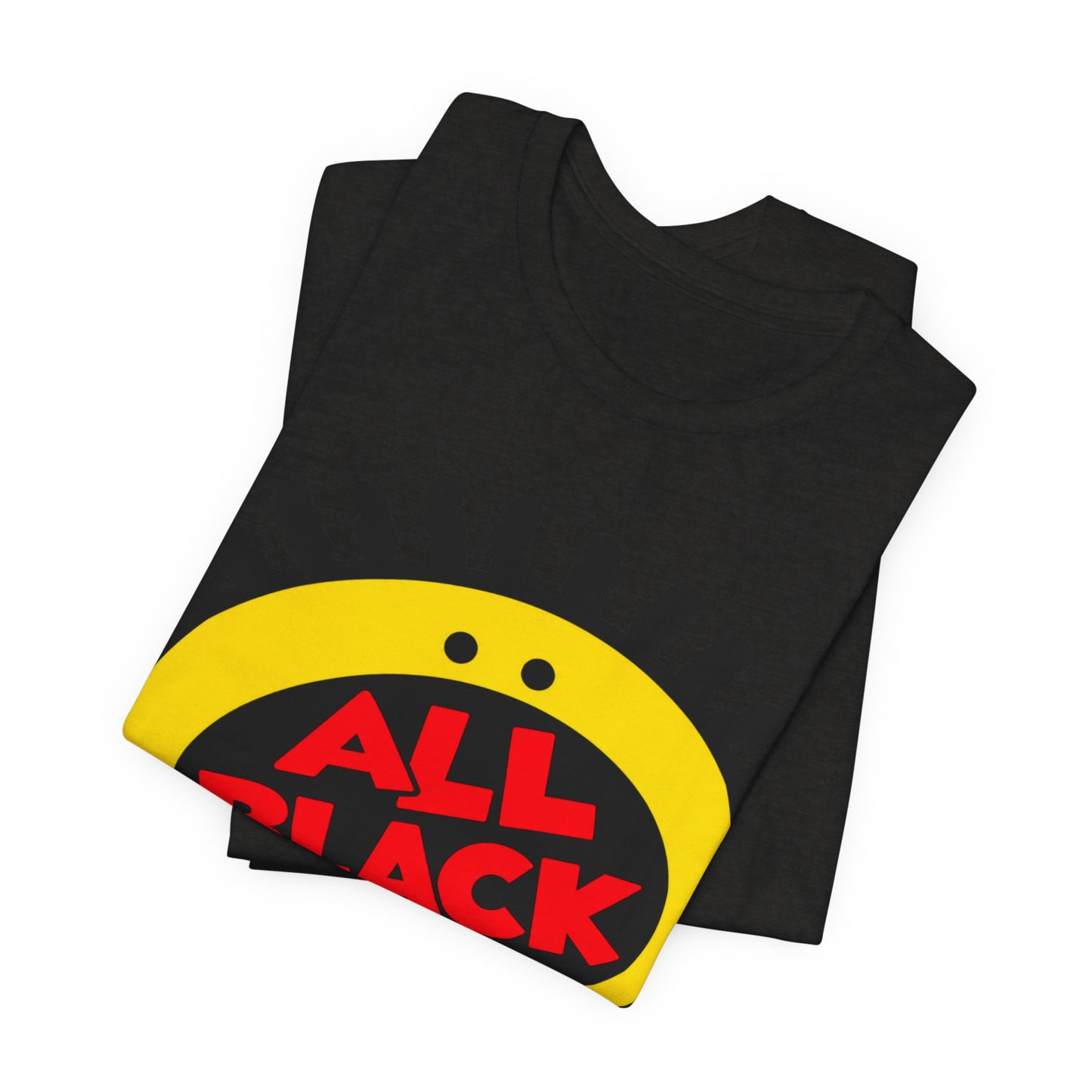 All Black: Unisex Jersey Short Sleeve Tee