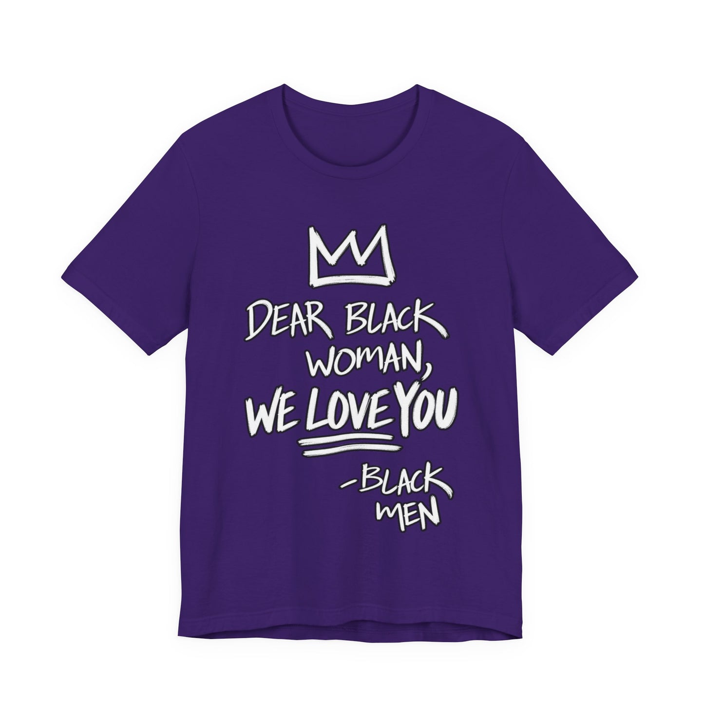 Dear Black Woman: Unisex Jersey Short Sleeve Tee