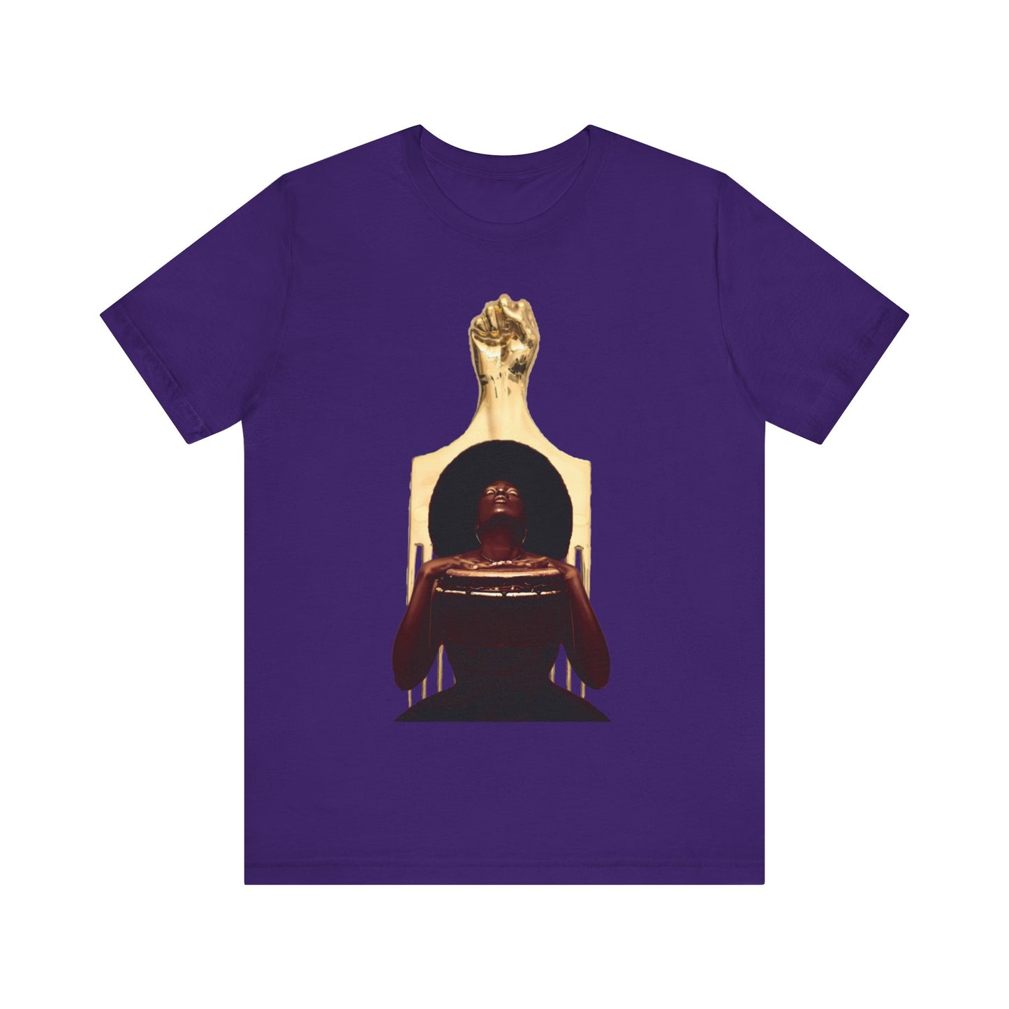 Golden Fro: Unisex Jersey Short Sleeve Tee