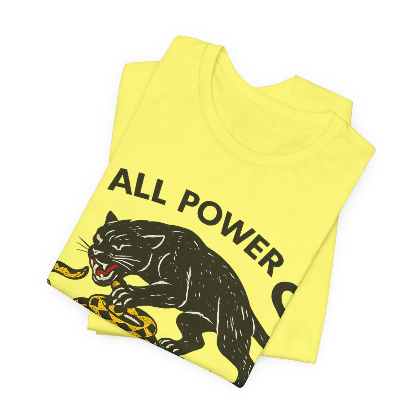 All Power to the People: Unisex Jersey Short Sleeve Tee