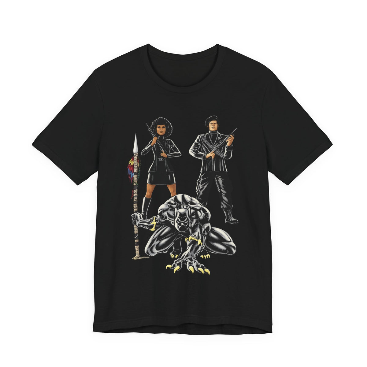 The Panthers: Unisex Jersey Short Sleeve Tee