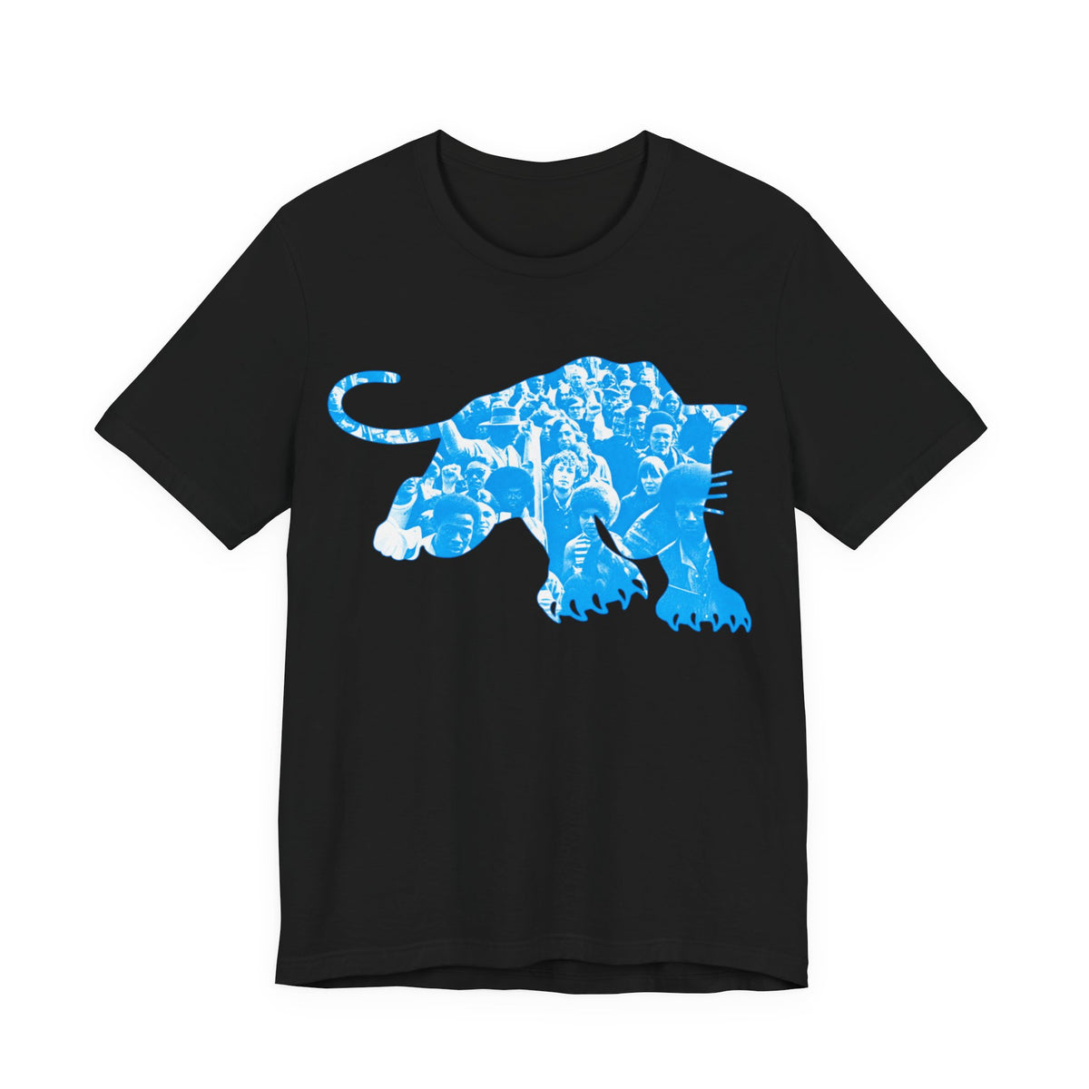 Power to the People/Panther: Unisex Jersey Short Sleeve Tee