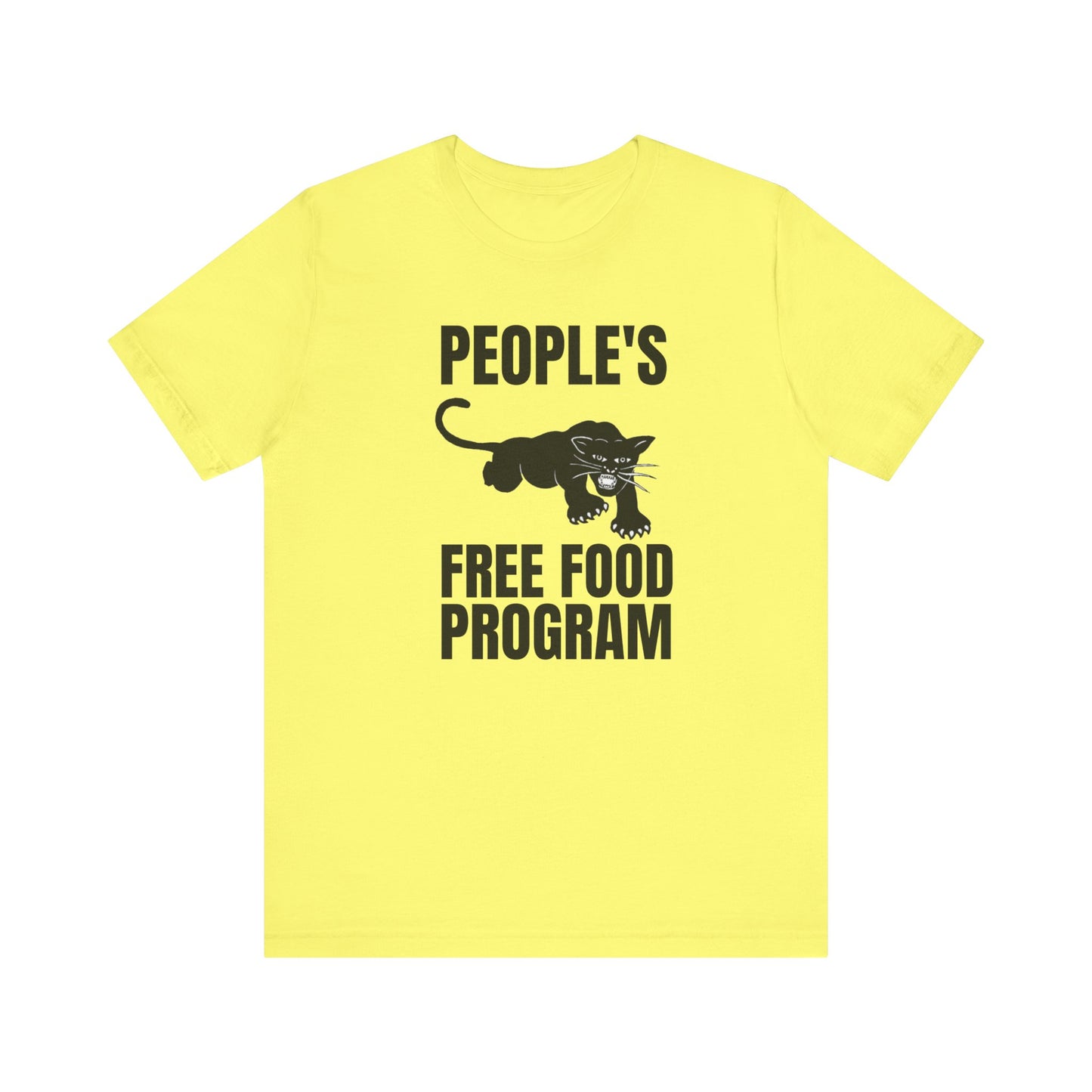 People's Free Food Program: Unisex Jersey Short Sleeve Tee