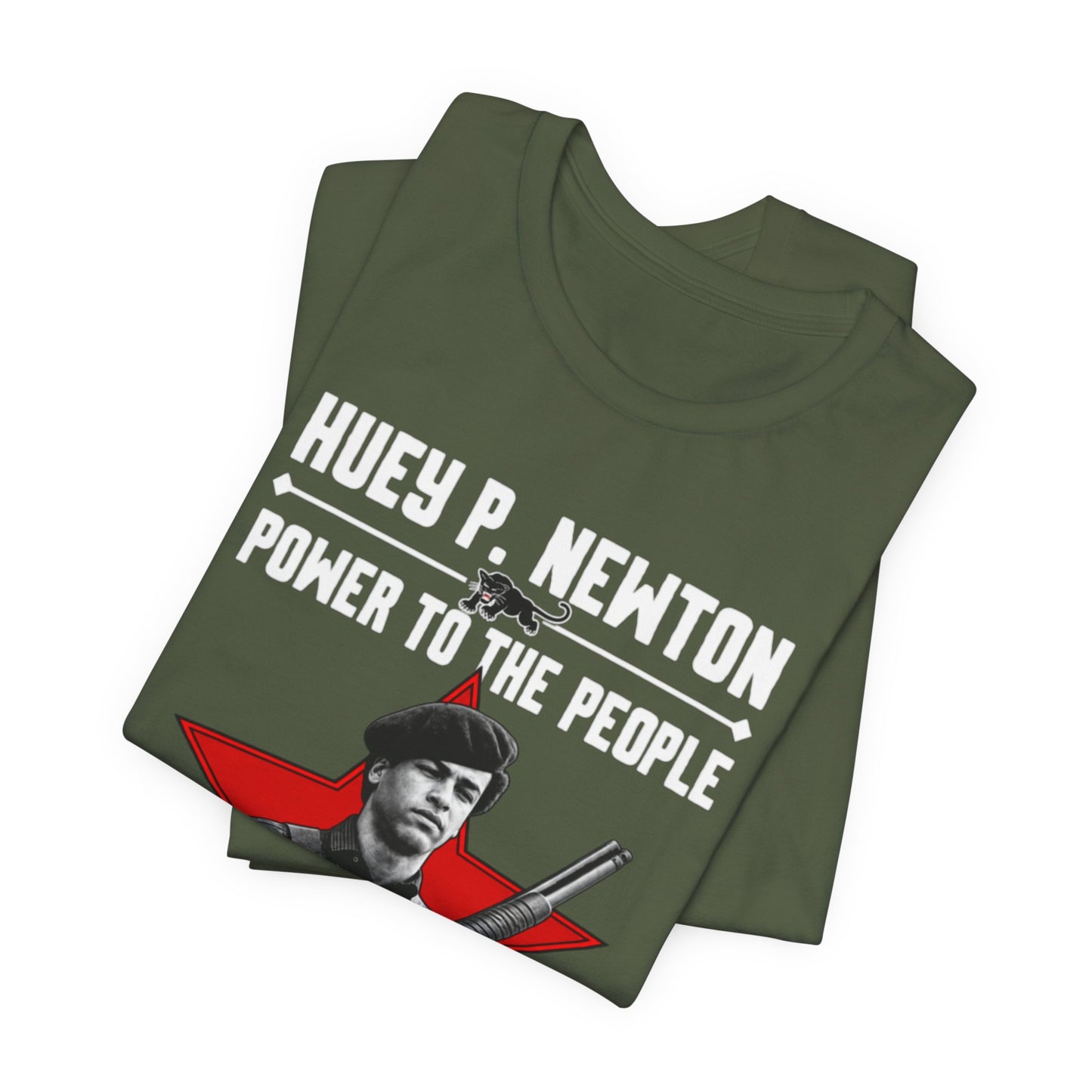 Dr. Huey P. Newton/Power to the People: Unisex Jersey Short Sleeve Tee