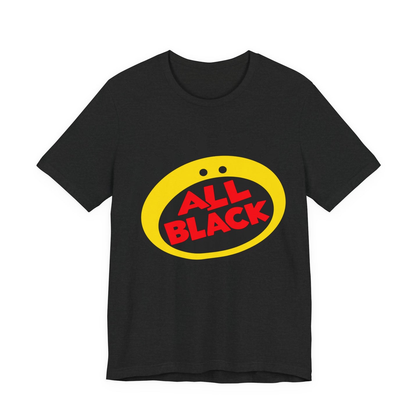 All Black: Unisex Jersey Short Sleeve Tee
