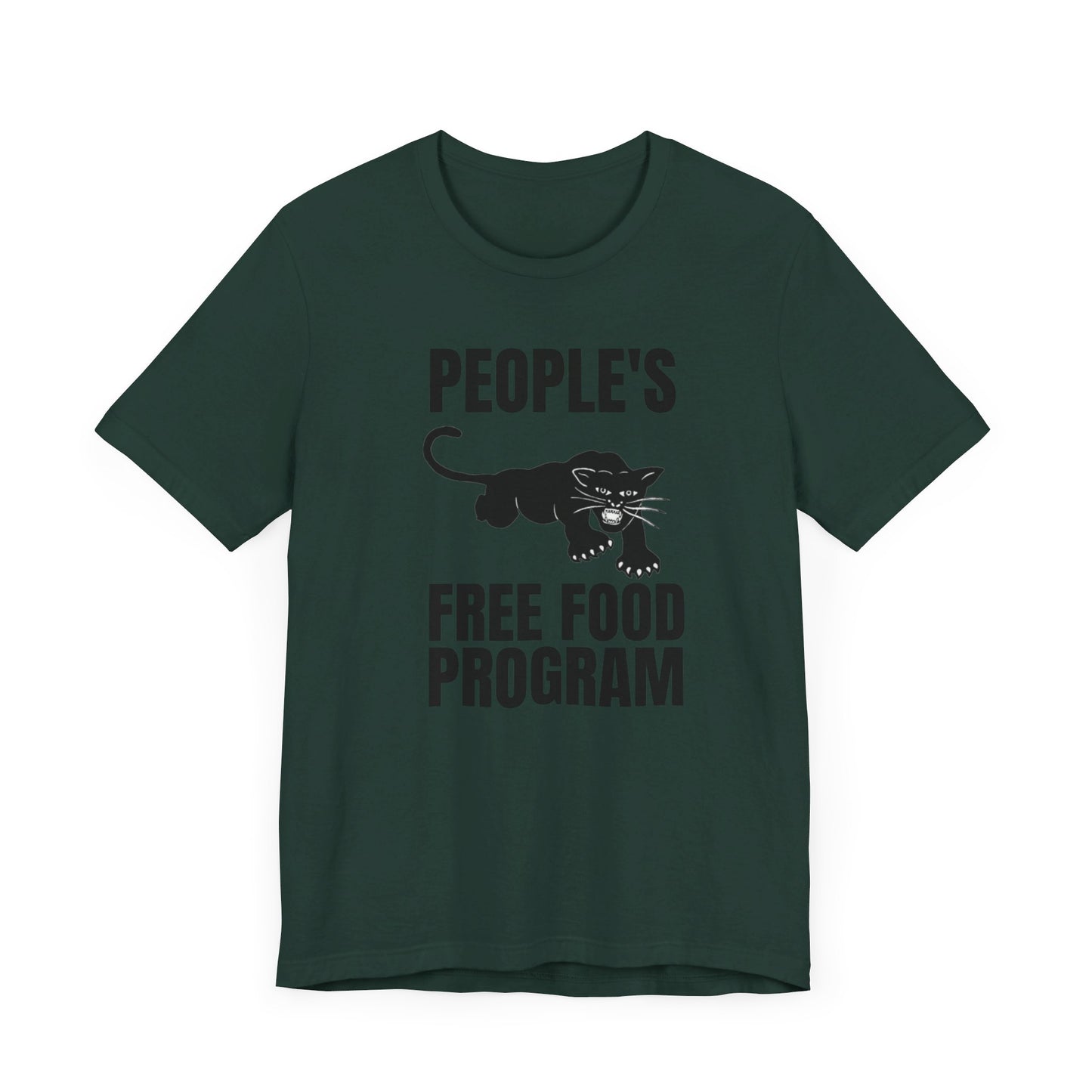 People's Free Food Program: Unisex Jersey Short Sleeve Tee