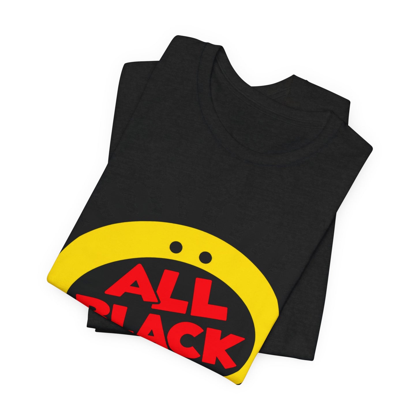 All Black: Unisex Jersey Short Sleeve Tee