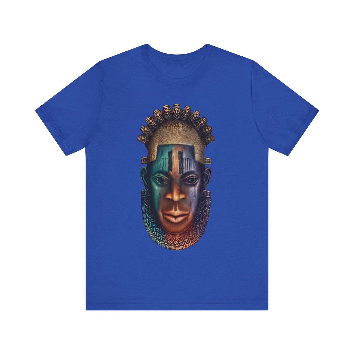 Queen Mother Mask: Unisex Jersey Short Sleeve Tee