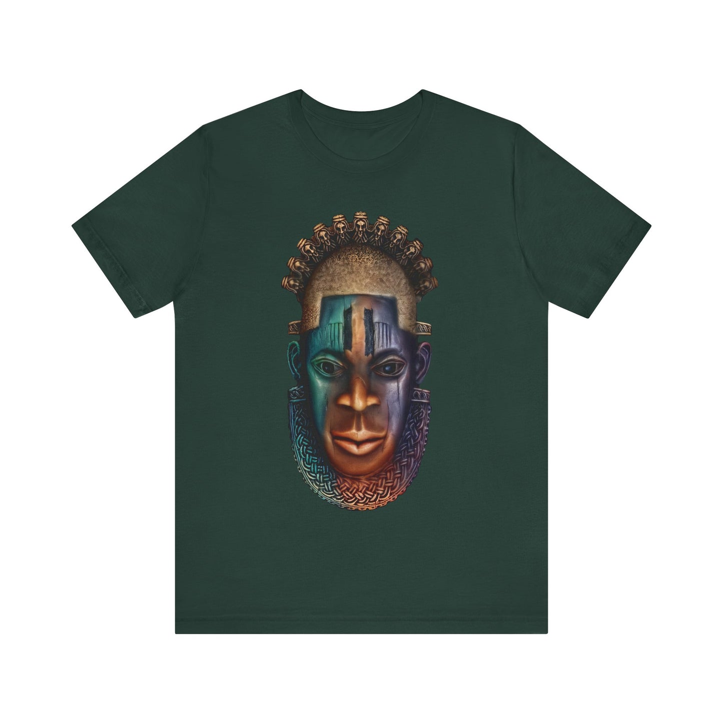 Queen Mother Mask: Unisex Jersey Short Sleeve Tee